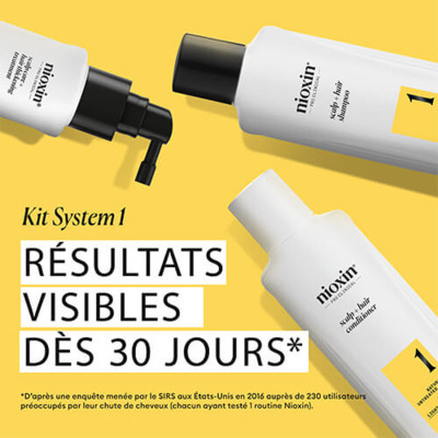 Shampoing System 1 Chute Modérée Cheveux Naturels Nioxin 300ml
