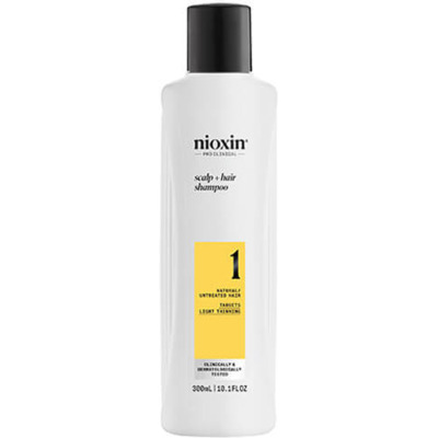 Shampoing System 1 Chute Modérée Cheveux Naturels Nioxin 300ml