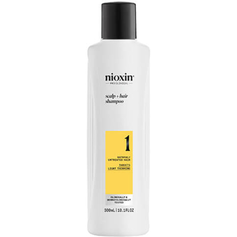 Shampoing System 1 Chute Modérée Cheveux Naturels Nioxin 300ml