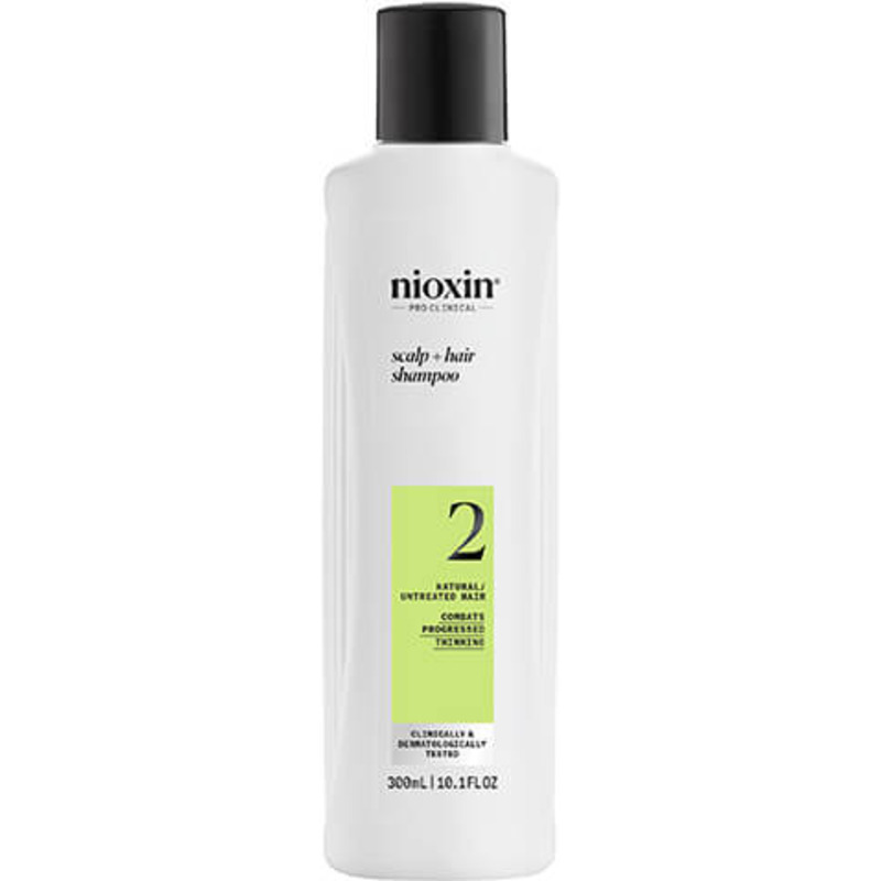 Shampoing System 2 Chute Avancée Cheveux Naturels Nioxin 300ml