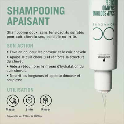 Shampooing Apaisant BC Scalp Schwarzkopf Pro 250ml