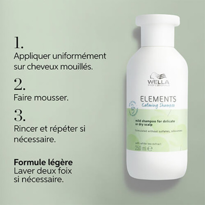 Shampooing Apaisant Elements Wella 250ml