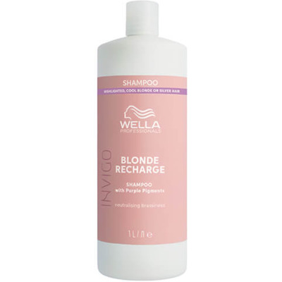 Shampooing Raviveur Cool Blonde Recharge Wella 1L