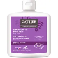 Shampooing Soin 2 en 1 Boucles Bio Cattier 250ml