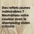 Shampooing Violet Neutralisant Chroma Crème 500ml