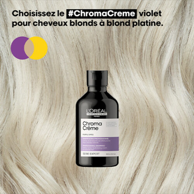 Shampooing Violet Neutralisant Chroma Crème 500ml