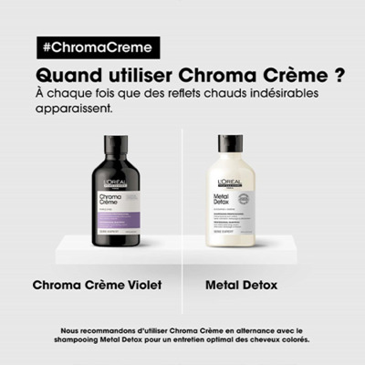 Shampooing Violet Neutralisant Chroma Crème 300ml