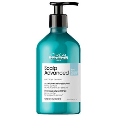 Shampooing Dermo-clarifiant Anti-pelliculaire Scalp Advanced L'Oréal Pro 500ml