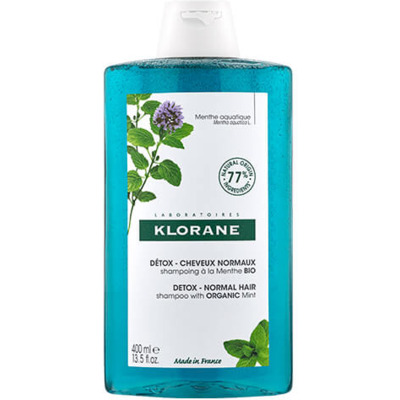 Shampooing Détox Menthe Aquatique Bio Klorane 400ml