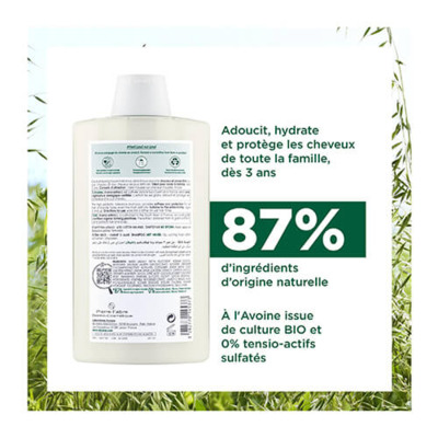 Shampooing Extra-Doux Avoine Klorane 100ml