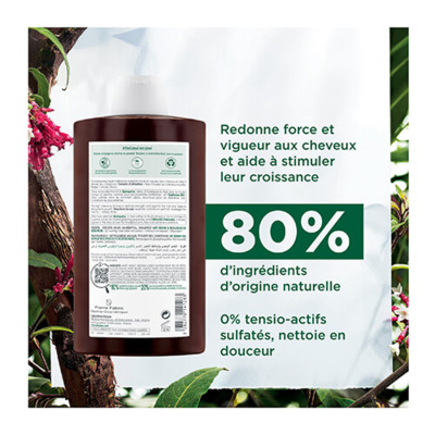 Shampooing Fortifiant Quinine & Edelweiss Bio Klorane 400ml