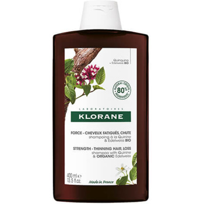 Shampooing Fortifiant Quinine & Edelweiss Bio Klorane 400ml