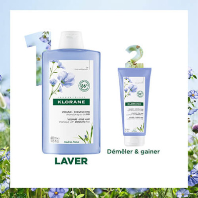 Shampooing Volume Lin Bio Klorane 200ml