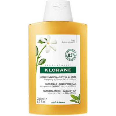 Shampooing Nutritif Après-soleil Tamanu Bio & Monoï Klorane 200ml