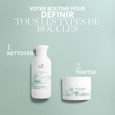 Shampooing Cheveux Ondulés Nutricurls Wella 250ml
