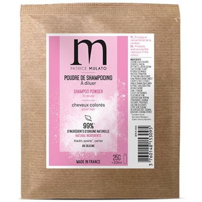 Poudre de Shampooing Cheveux Colorés Mulato