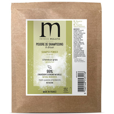 Poudre de Shampooing Cheveux Gras Mulato