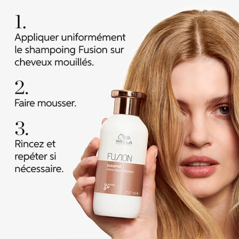 Shampooing Réparation Intense Fusion Wella 100ml