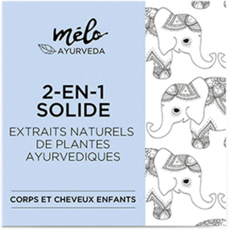 Soin Lavant 2 en 1 Solide Enfants Mélo Ayurveda