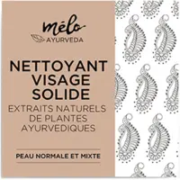 Nettoyant Solide Visage Peaux Normales et Mixtes Mélo Ayurveda