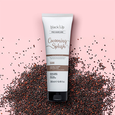 Soin Nettoyant Sans Mousse Cheveux Texturés Cocooning Splash Black Up