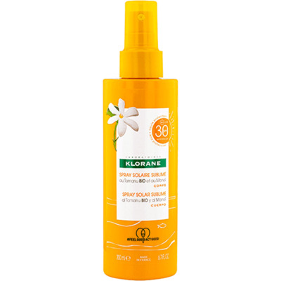 Spray Solaire Sublime SPF30 Tamanu Bio & Monoï Klorane 200ml