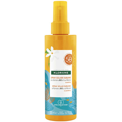 Spray Solaire Sublime SPF50 Tamanu Bio & Monoï Klorane 200ml