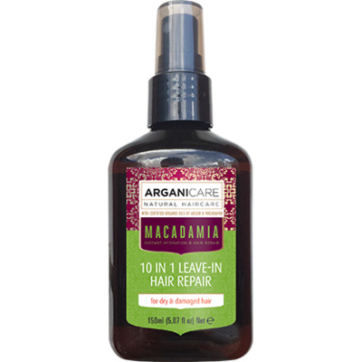Spray Réparateur 10-en-1 Cheveux Secs & Abîmés Macadamia Arganicare
