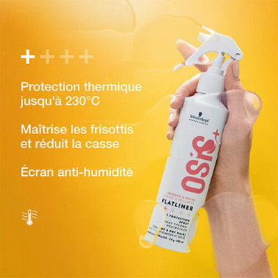 Spray Thermoprotecteur Flatliner OSIS+ Schwarzkopf Pro