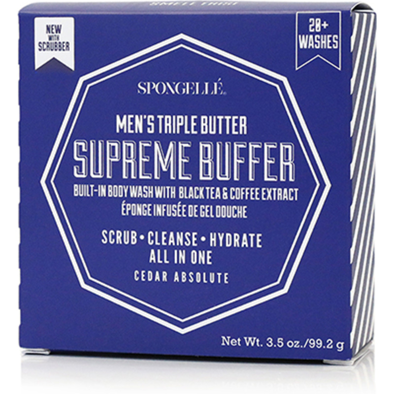 Supreme Buffer Éponge homme infusée Spongellé