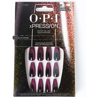 Faux Ongles xPress/On Swipe Night OPI