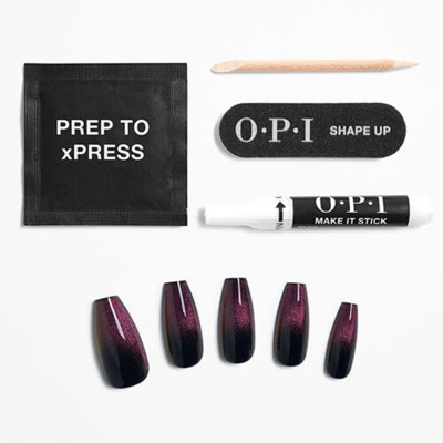 Faux Ongles xPress/On Swipe Night OPI