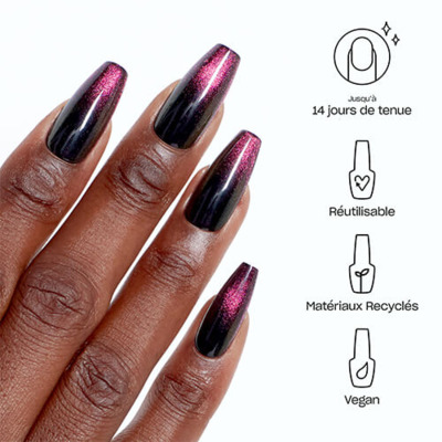 Faux Ongles xPress/On Swipe Night OPI