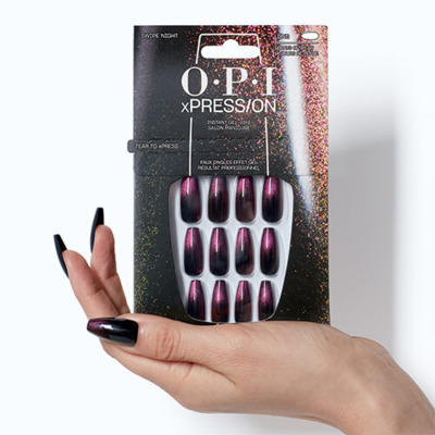 Faux Ongles xPress/On Swipe Night OPI