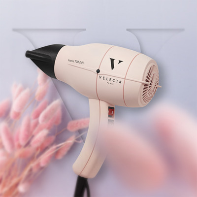 Sèche-cheveux Iconic TGR 2.0i Rose Poudré Velecta Paris