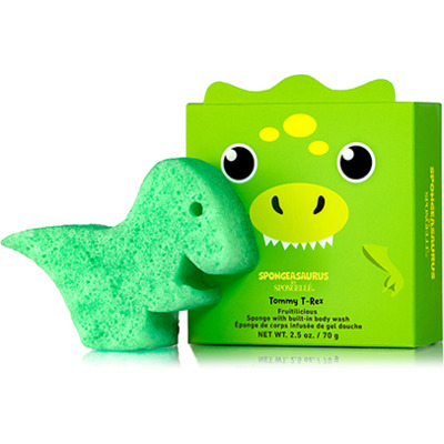 Éponge Enfant infusée Tommy T-Rex Spongellé