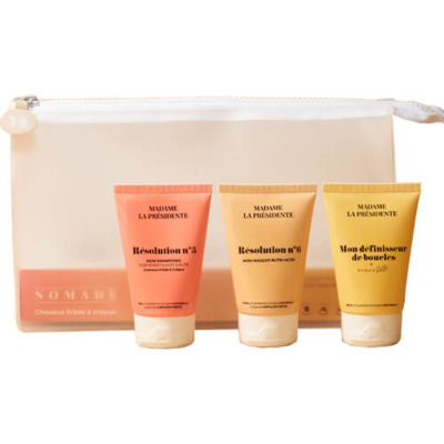 Trousse Voyage Cheveux Frisés à Crépus Madame la Présidente